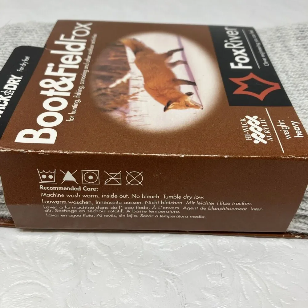 Fox River Boot & Field Wick N Dry Socks Outlander XL Heavy Duty Winter Warm